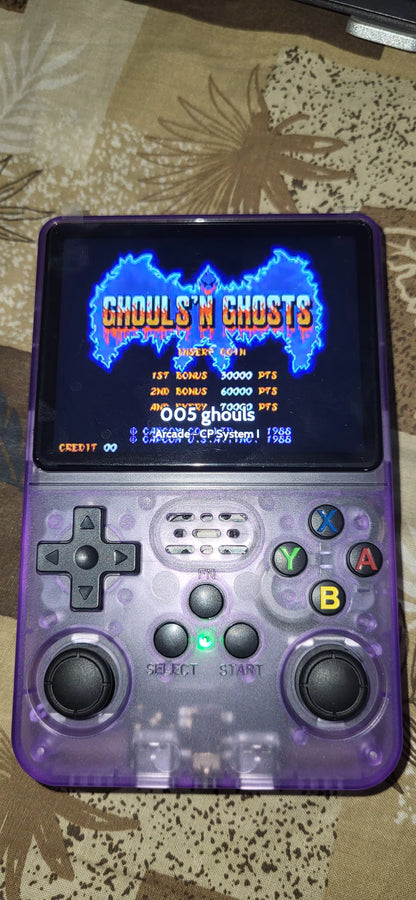 Console Rétro Portable R36S 64 Go – Écran HD 3.5" – Système Linux – 15 000+ Jeux Classiques