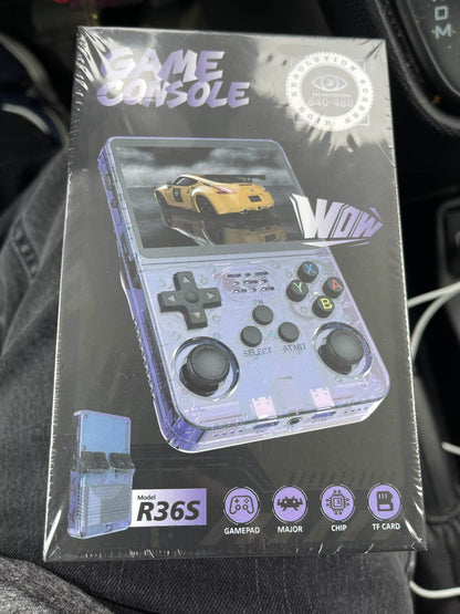 Console Rétro Portable R36S 64 Go – Écran HD 3.5" – Système Linux – 15 000+ Jeux Classiques