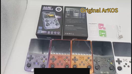 Console Rétro Portable R36S 64 Go – Écran HD 3.5" – Système Linux – 15 000+ Jeux Classiques